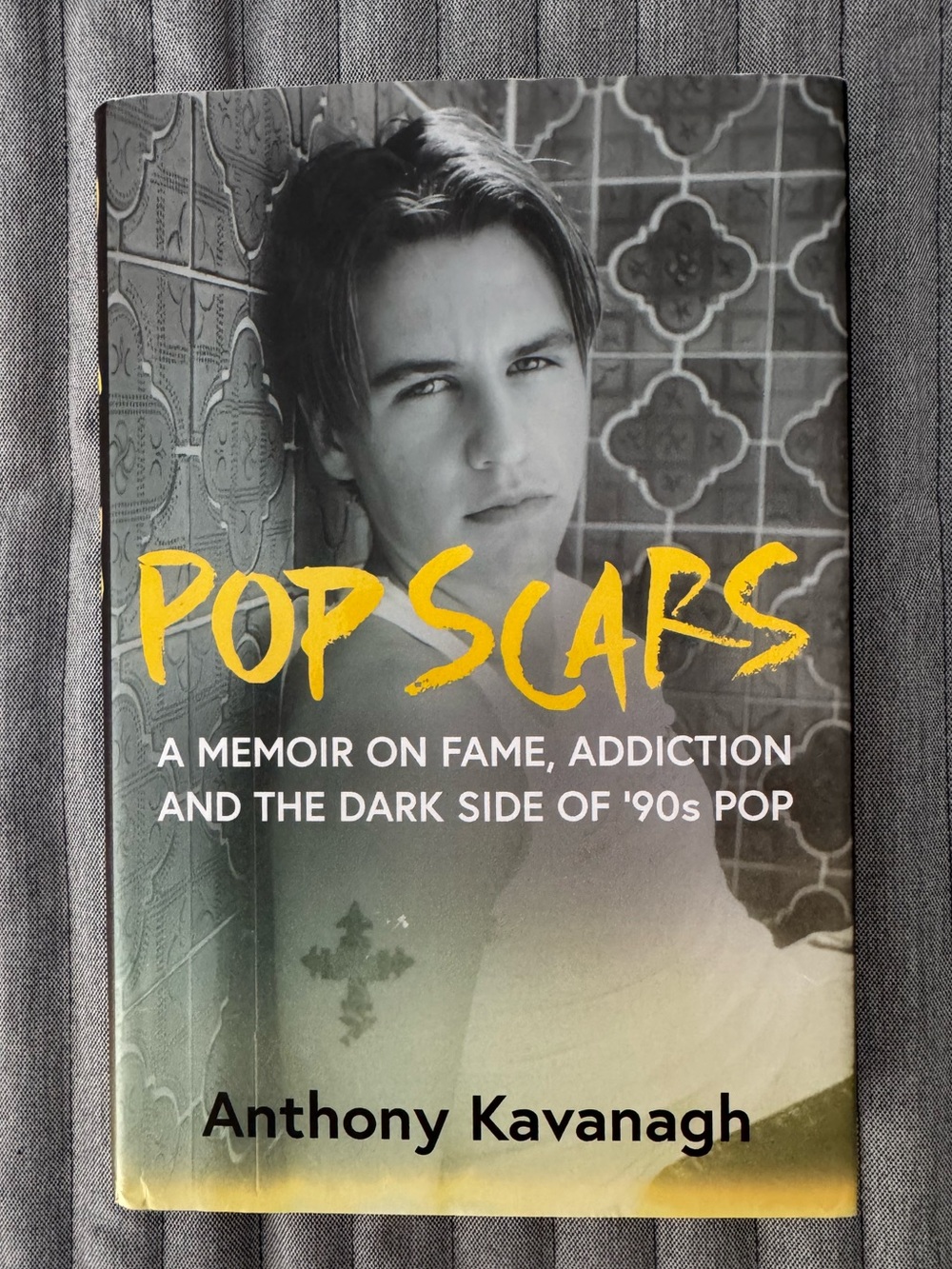 Signed Book - Pop Scars by Anthony Kavanagh (Kavana) UK 90s Pop Star Singer
